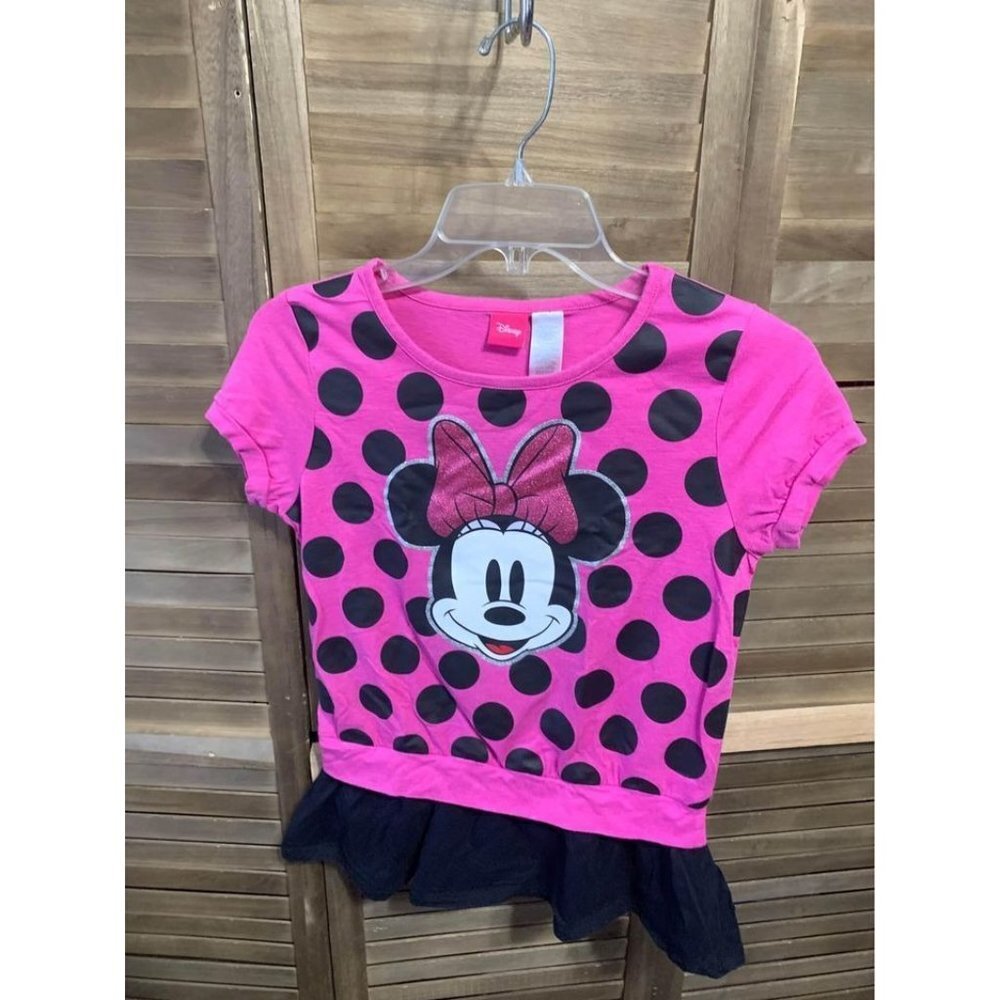 Disney Minnie Mouse Dress Pink Girls Size XL (14/16)